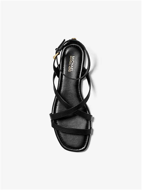 tasha michael kors sale|Tasha Leather Sandal .